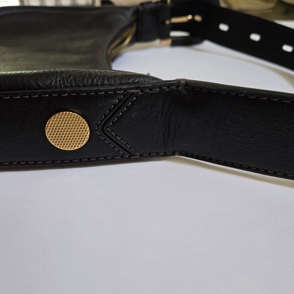 FOSSIL Harwell Crescent Hobo Black Bag - Picture 10 of 10